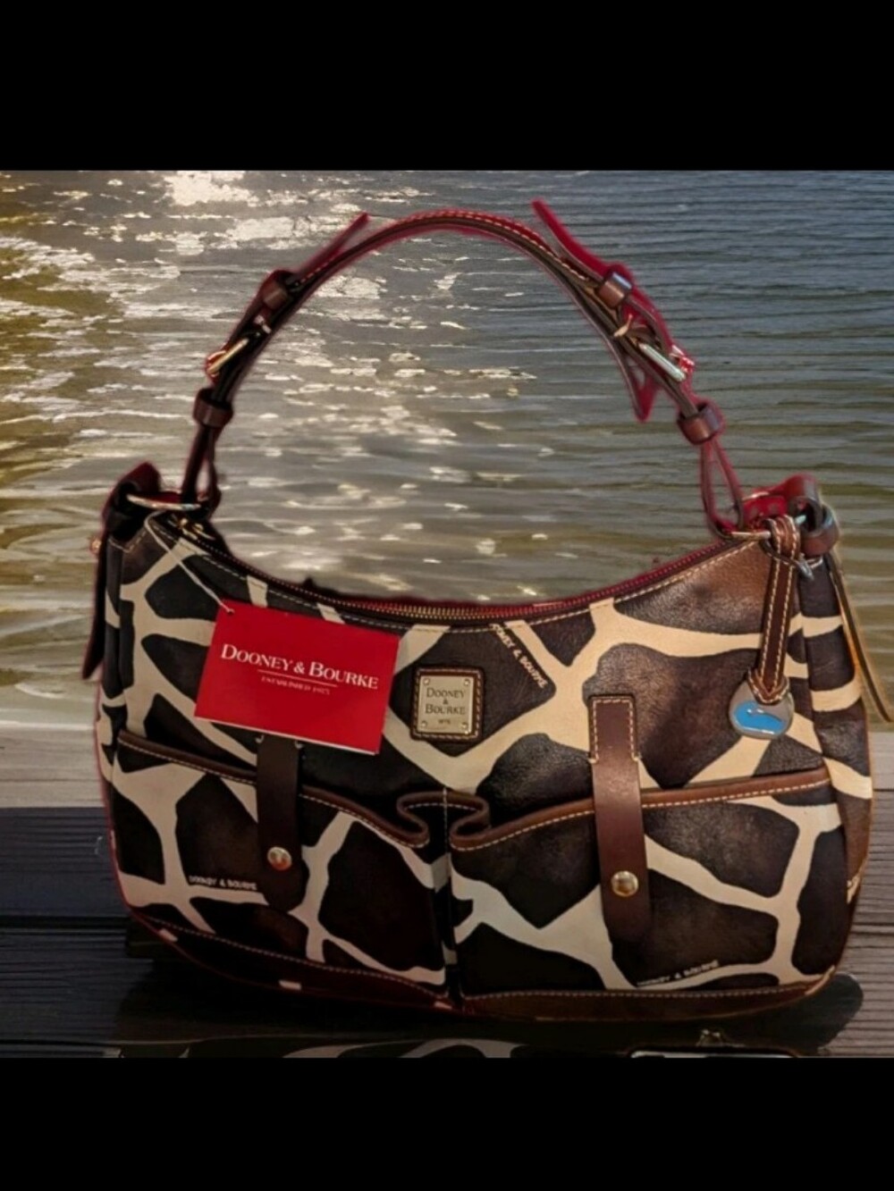 NWT/VINTAGE Dooney&Bourke Leather Safari Hobo +Coin Purse & Orig. Dust Bag💥
